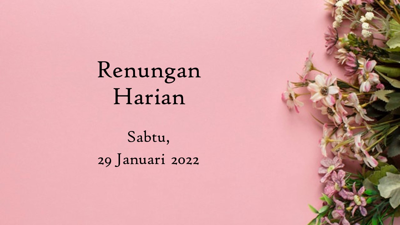 renungan harian hari ini