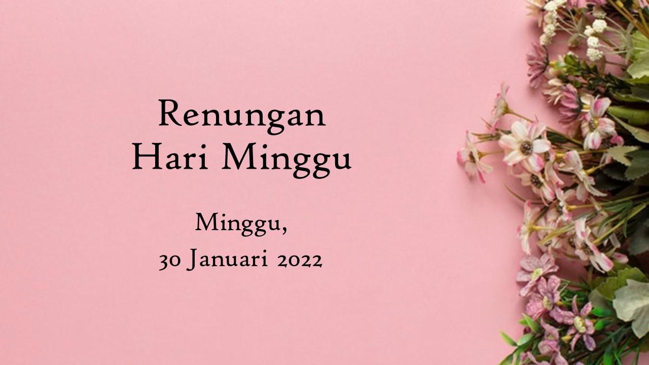 renungan harian hari ini