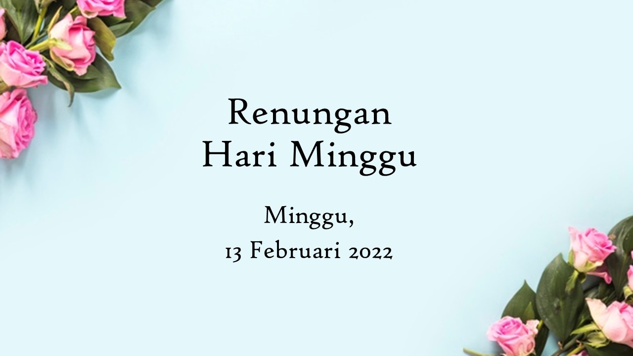 renungan harian hari ini