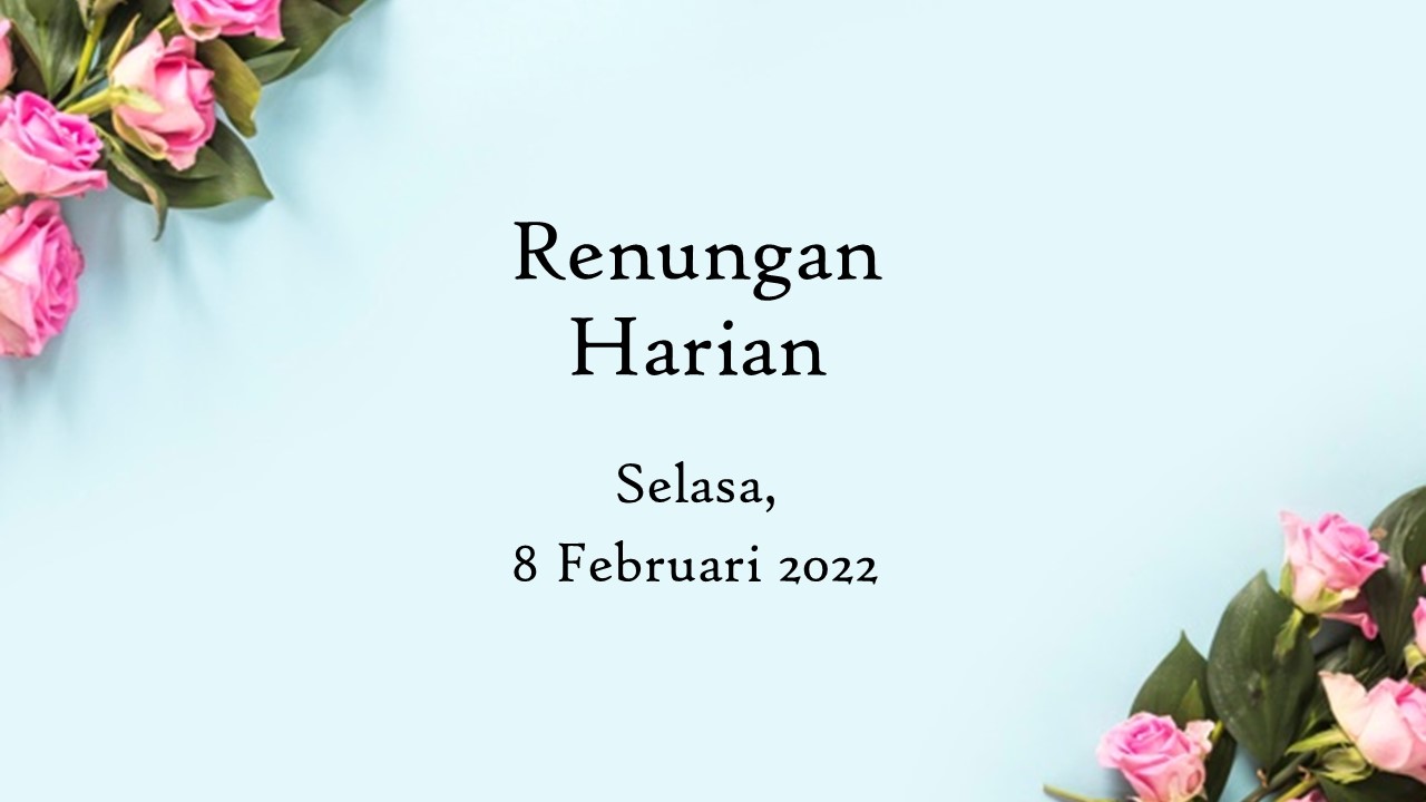 renungan harian hari ini