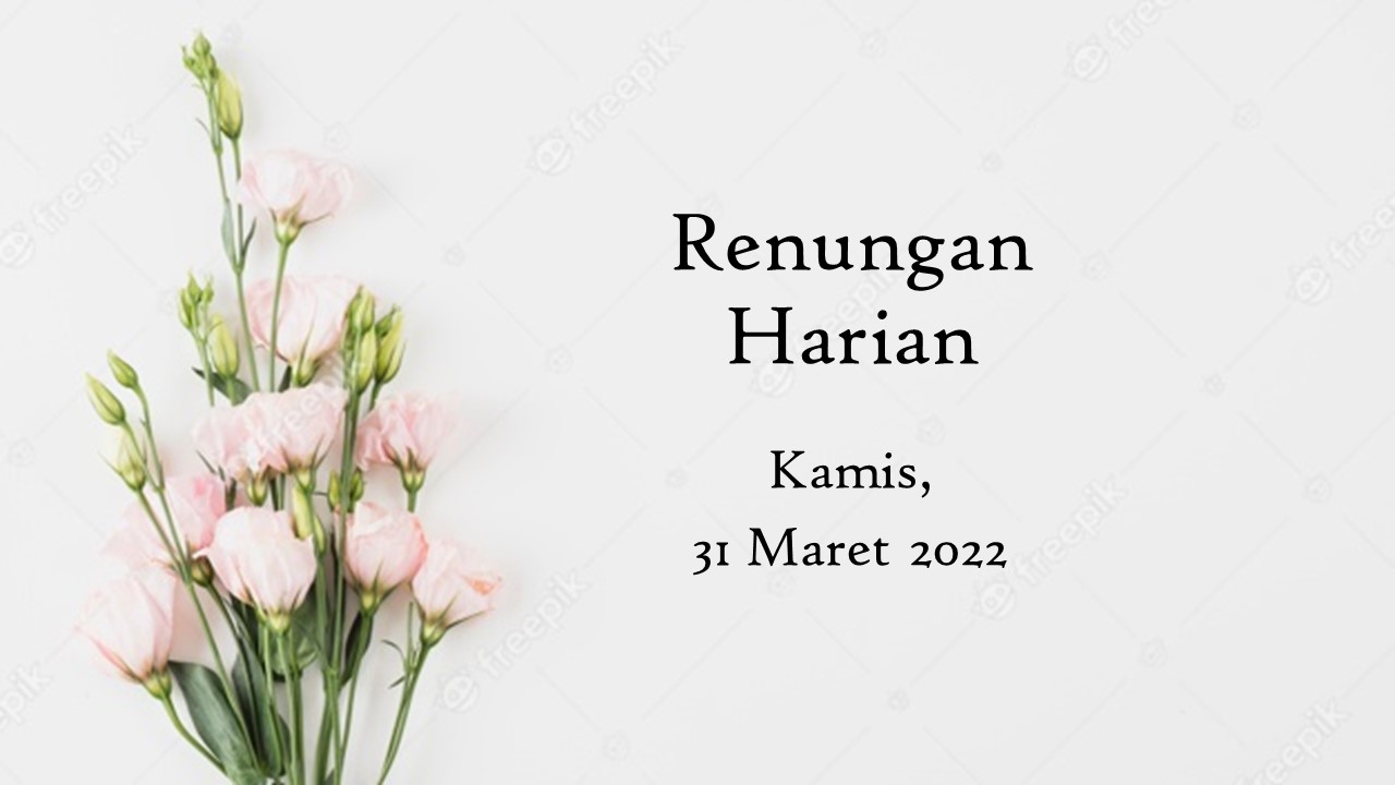 renungan harian hari ini