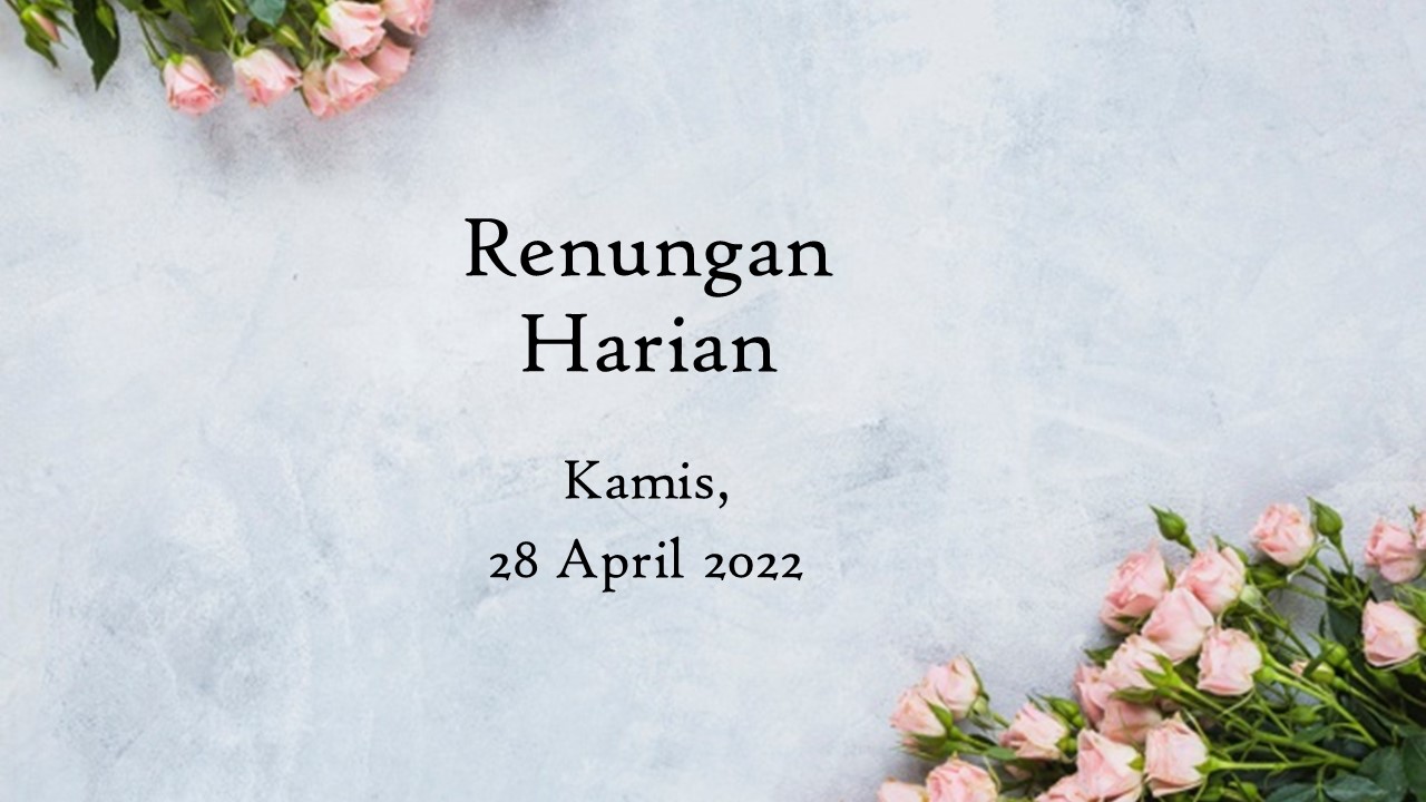 renungan harian hari ini