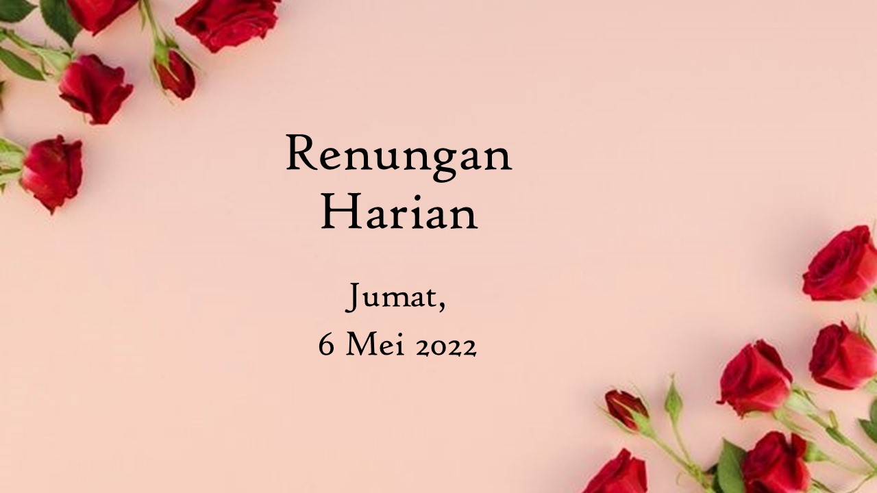 renungan harian hari ini