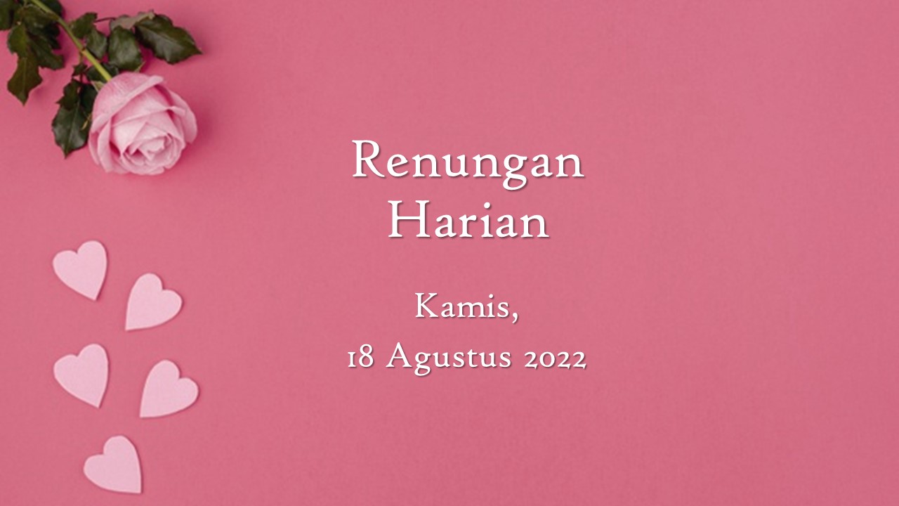 renungan harian hari ini