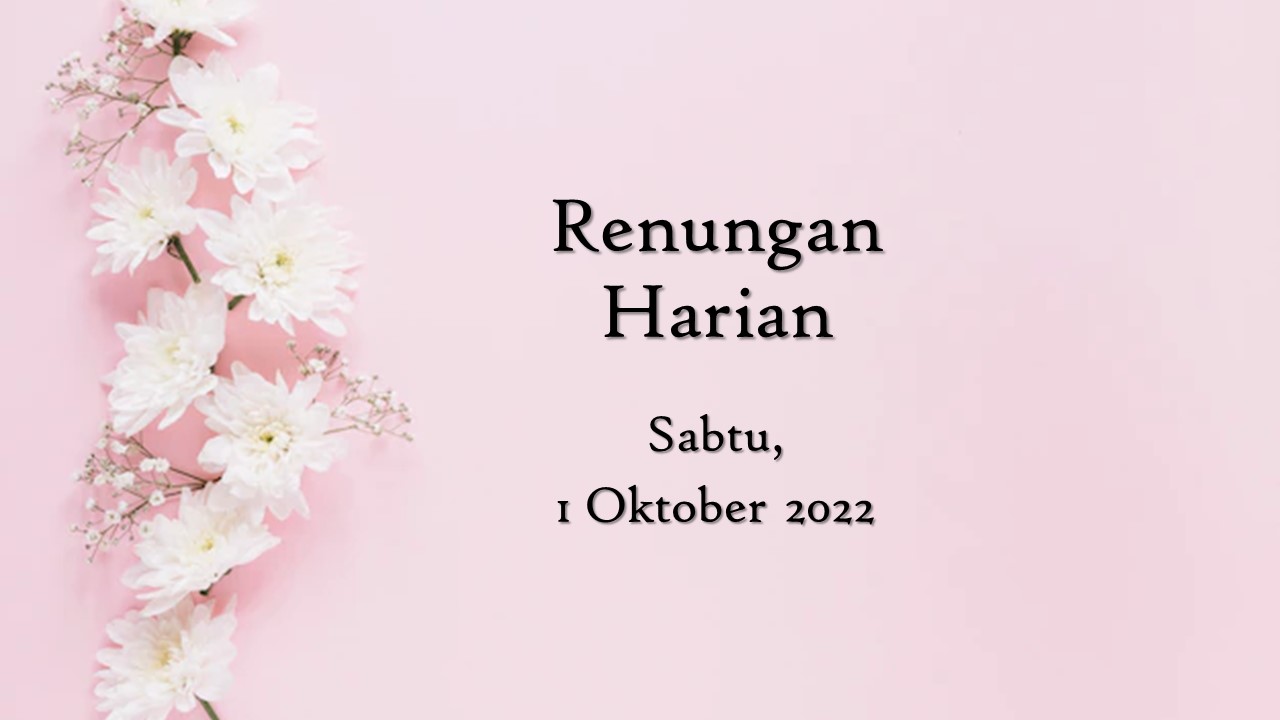 renungan harian hari ini