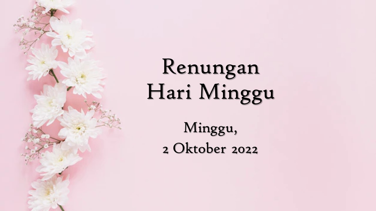 renungan harian hari ini