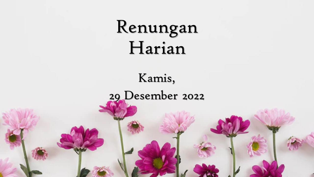 renungan harian hari ini