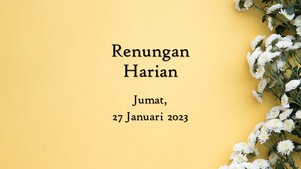 renungan harian hari ini