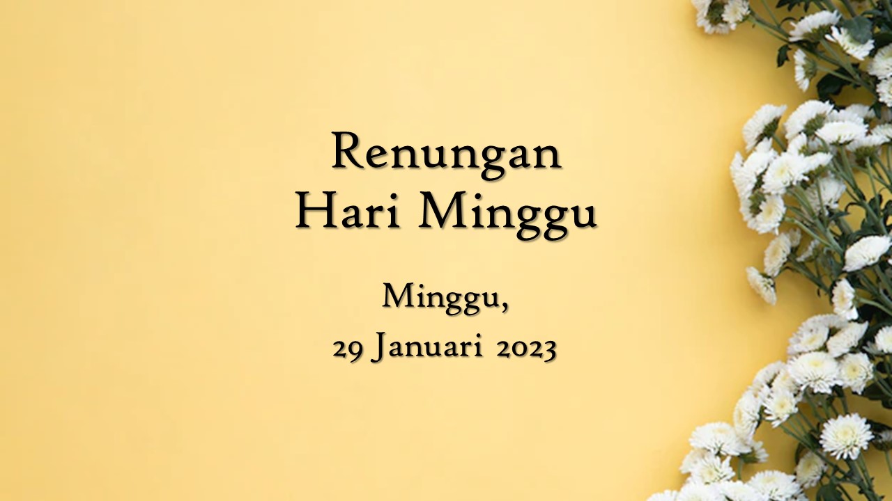 renungan harian hari ini