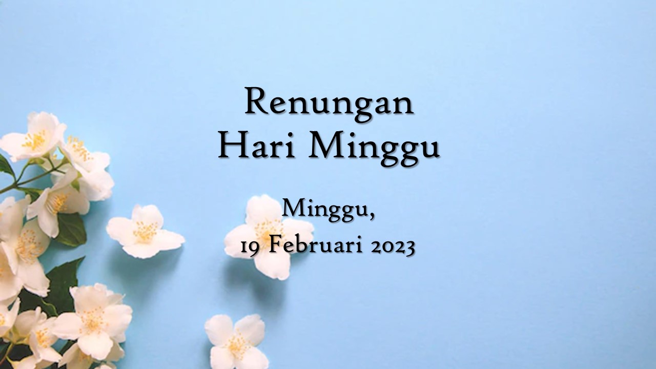 renungan harian hari ini