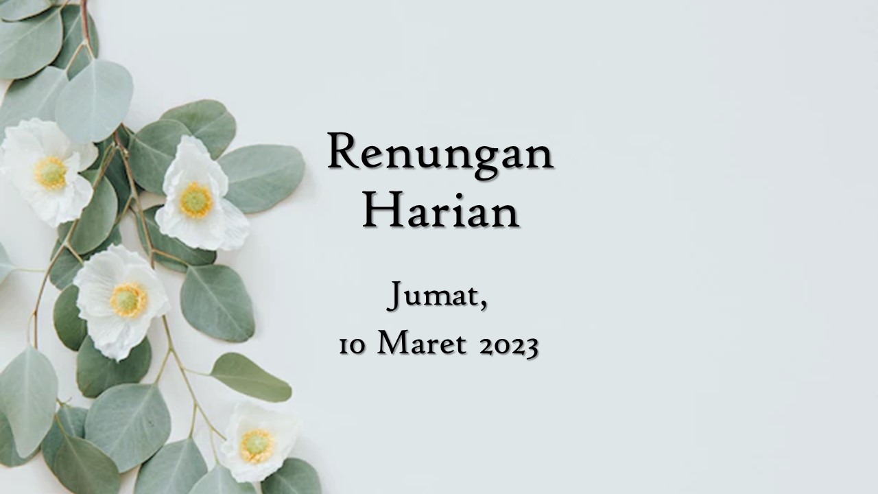 renungan harian hari ini