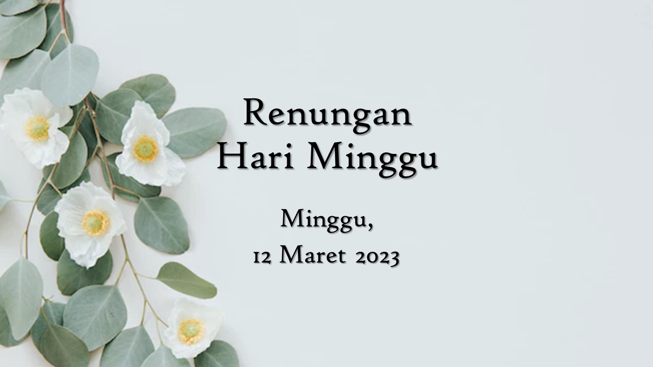 renungan harian hari ini