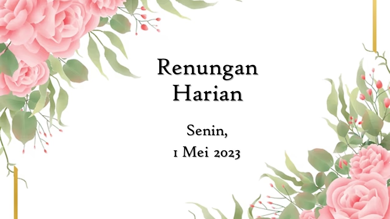 renungan harian hari ini
