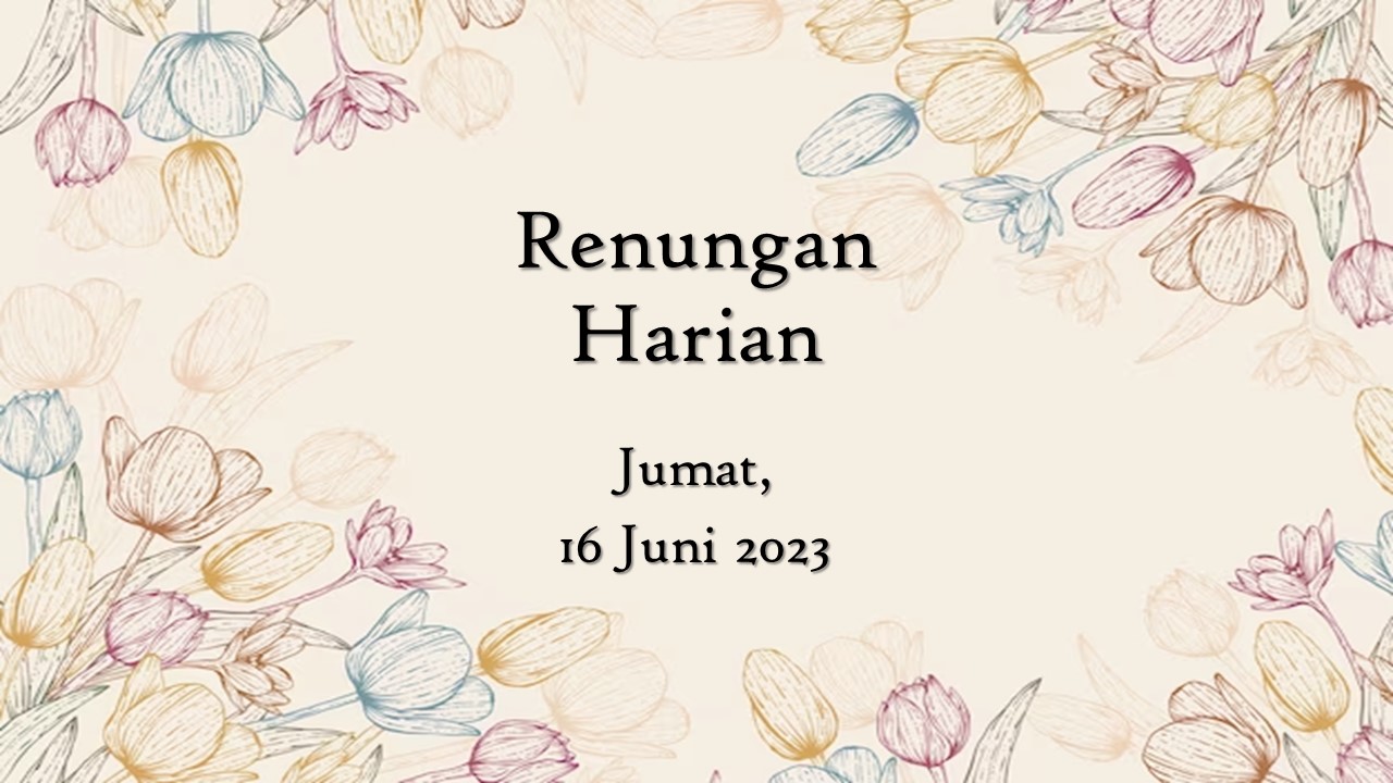 renungan harian hari ini