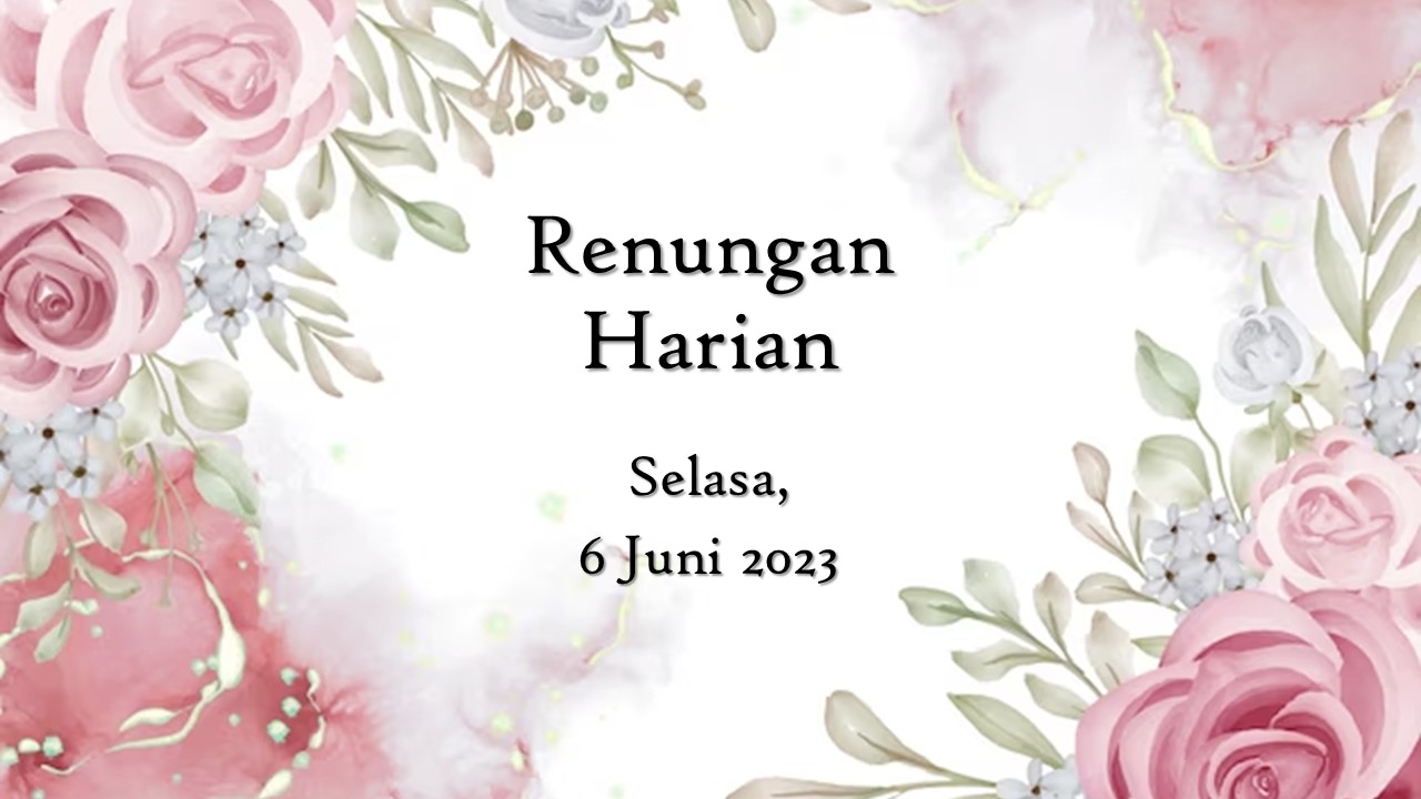 renungan harian hari ini
