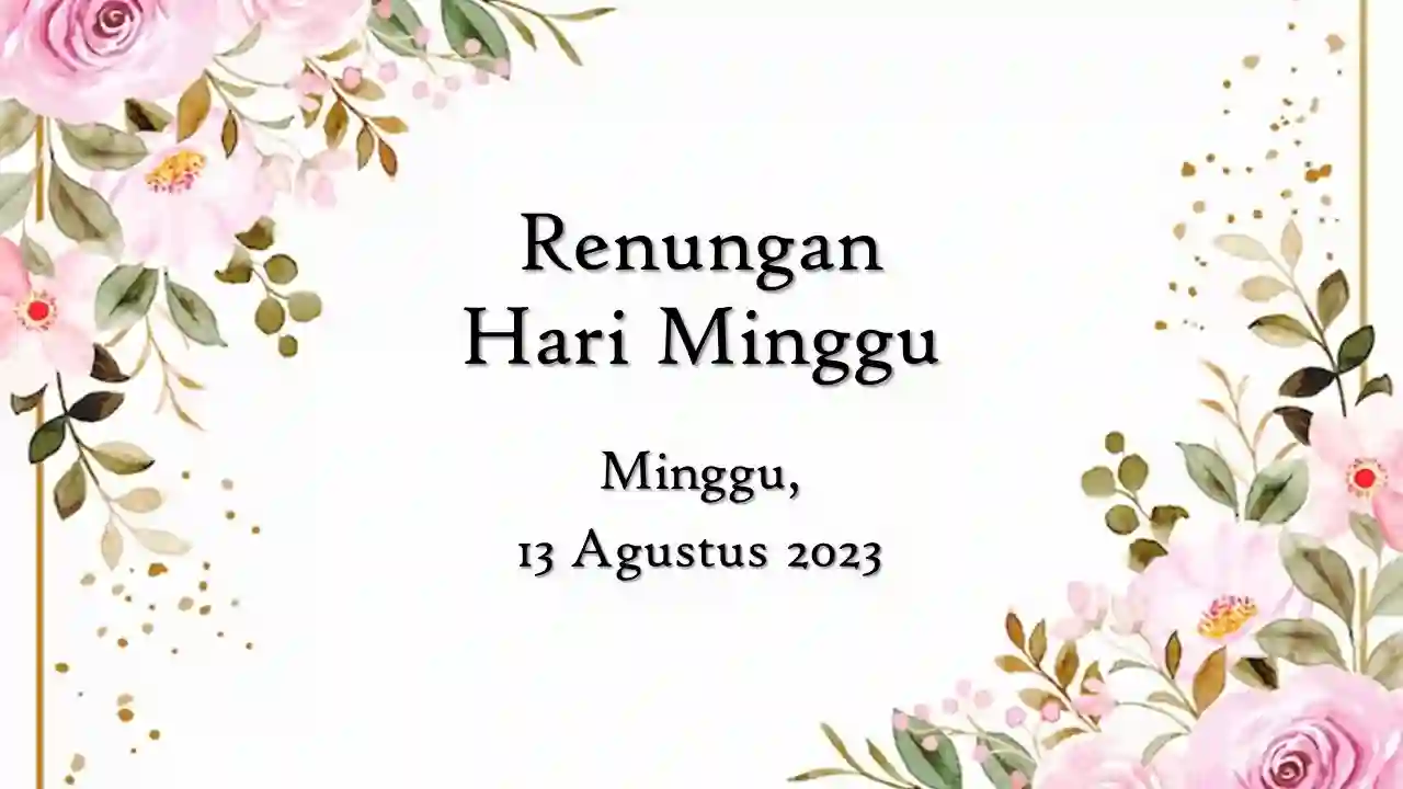 renungan harian katolik