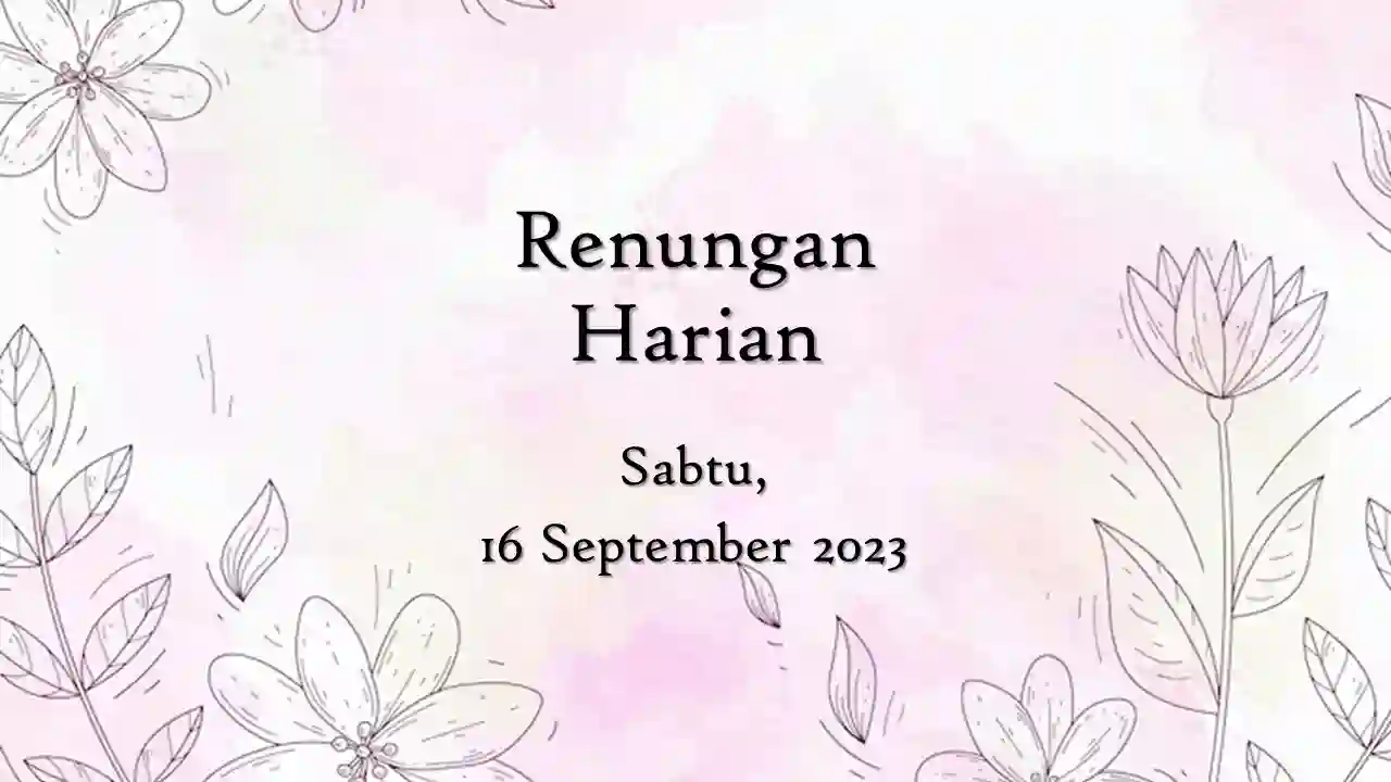 renungan harian katolik