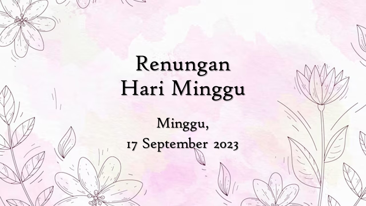 renungan harian katolik