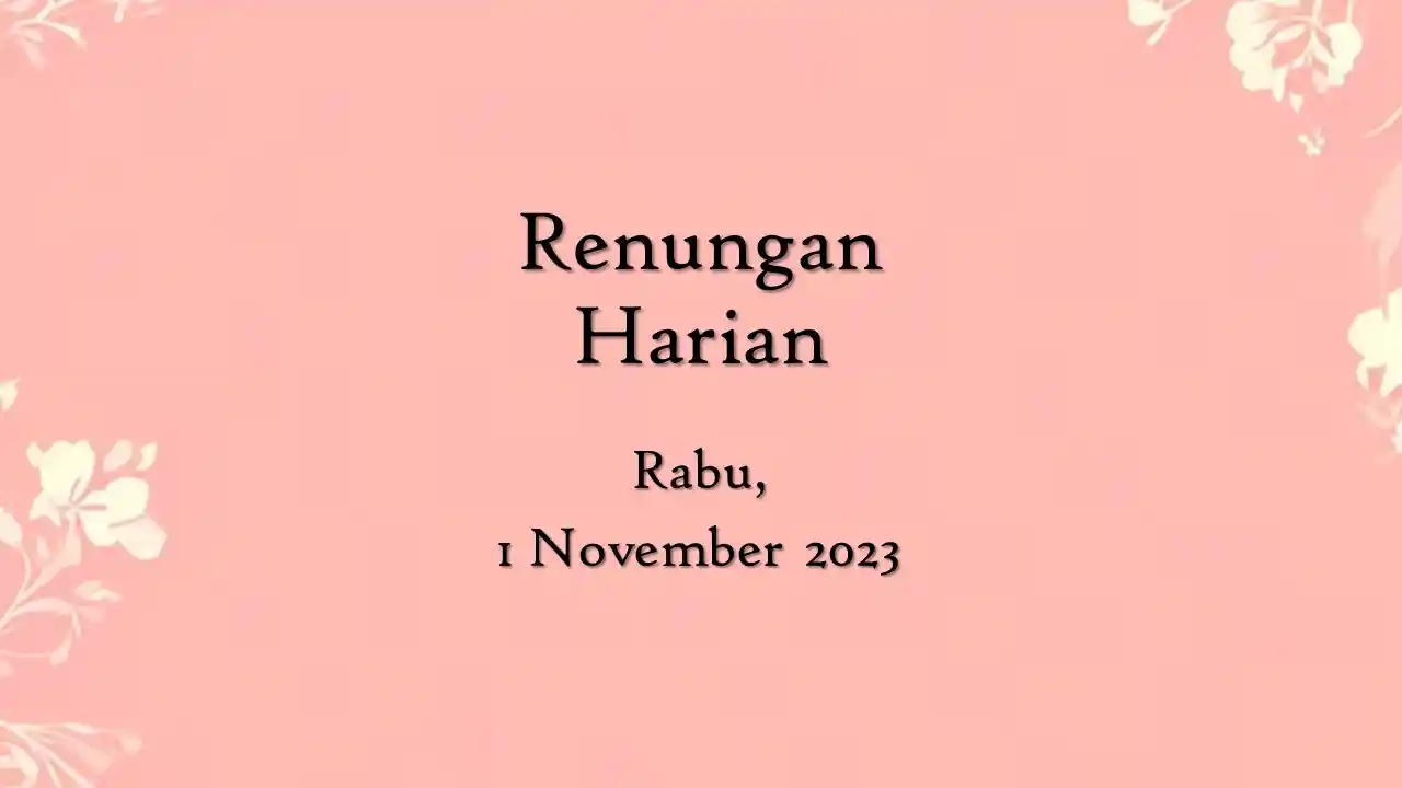 renungan harian katolik