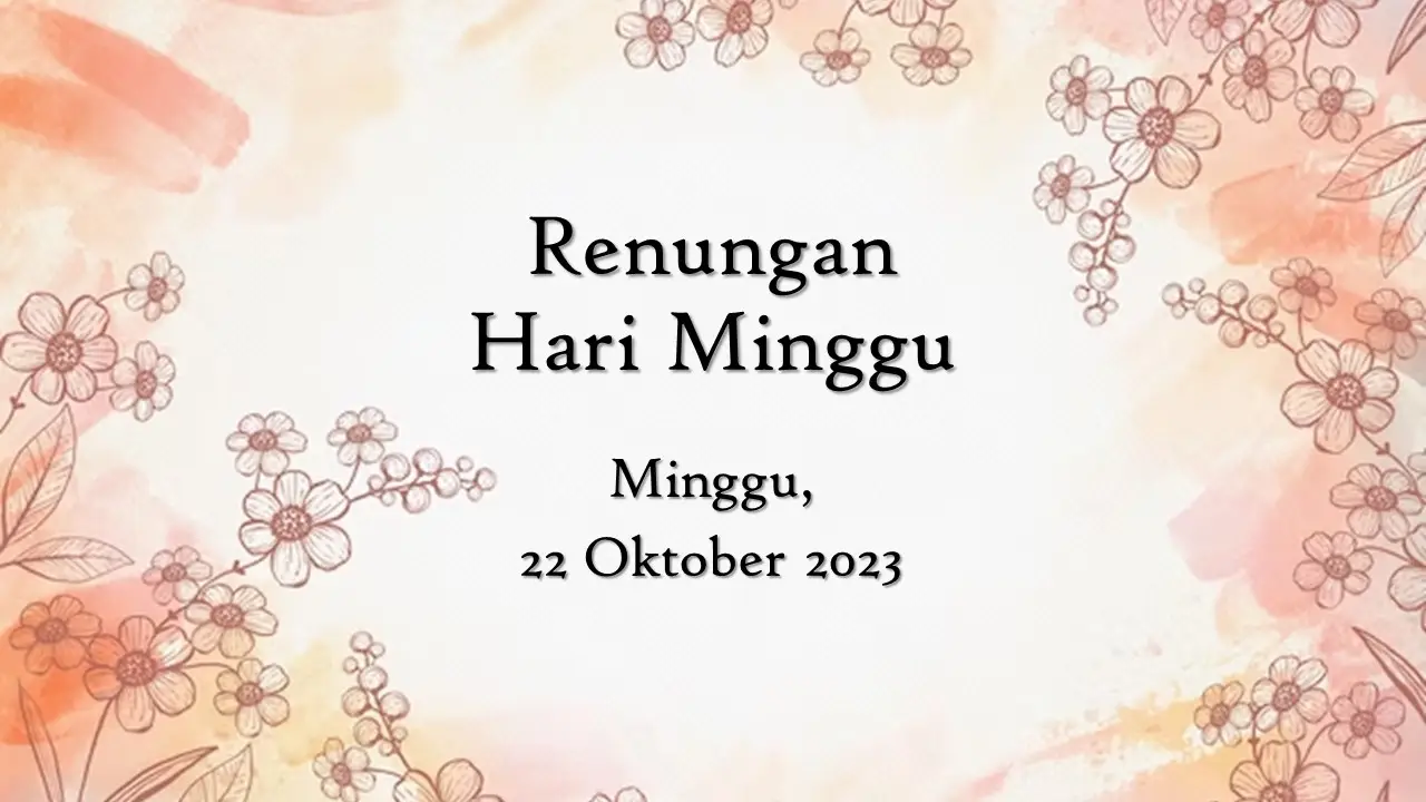 renungan harian katolik