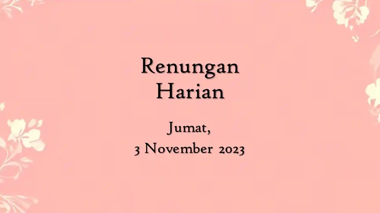 renungan harian katolik