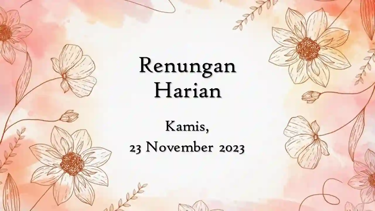 renungan harian katolik
