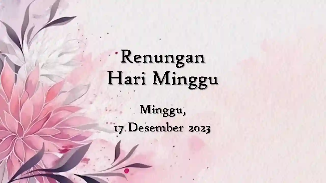 renungan harian katolik