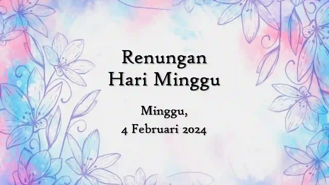 renungan harian hari ini