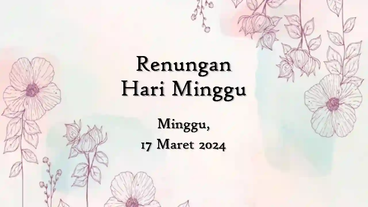 renungan harian hari ini