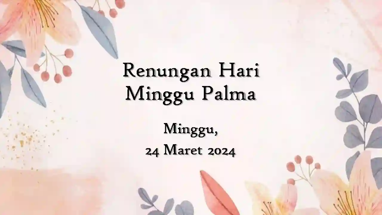 renungan harian hari ini