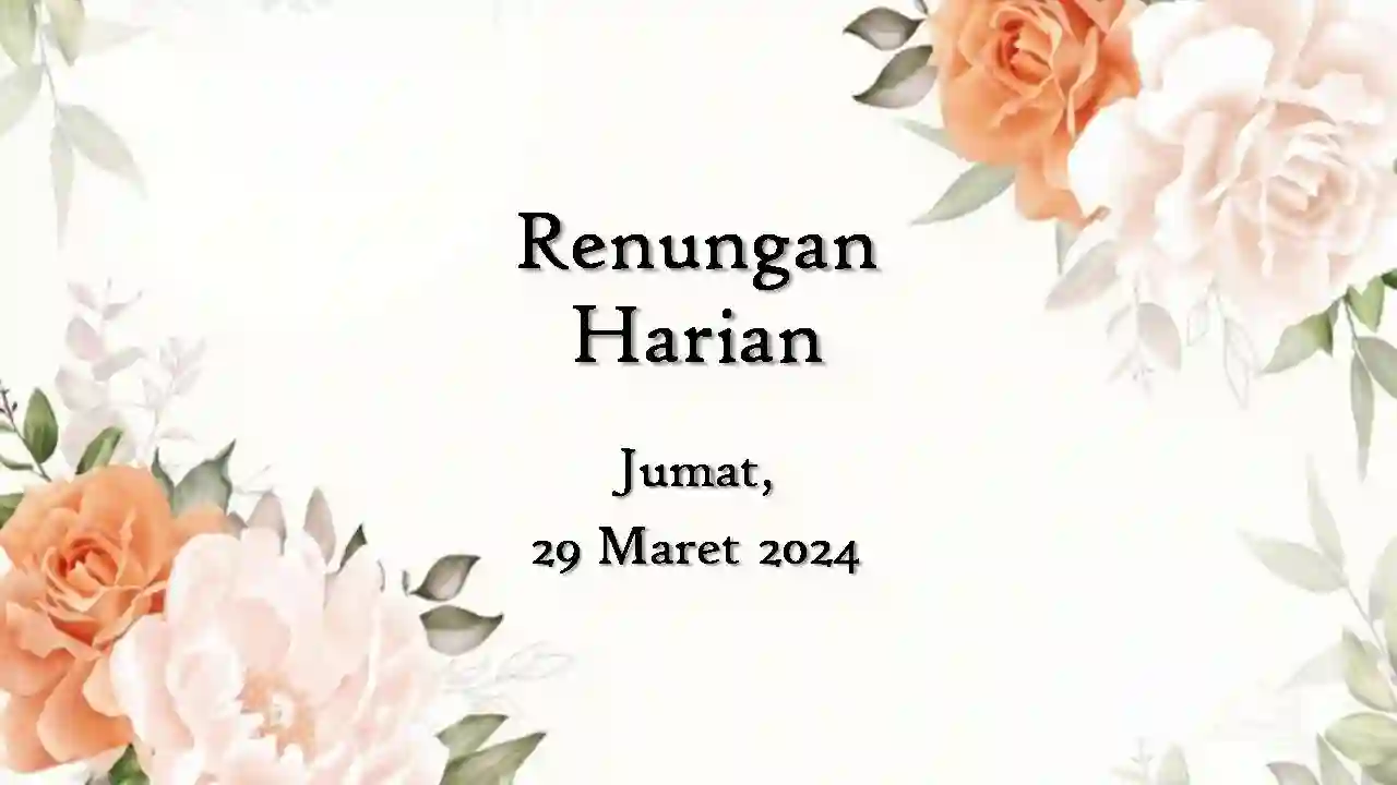 renungan harian hari ini