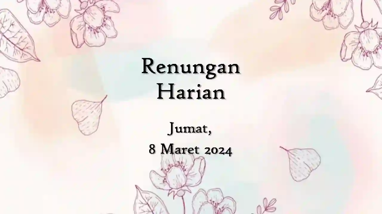 renungan harian hari ini