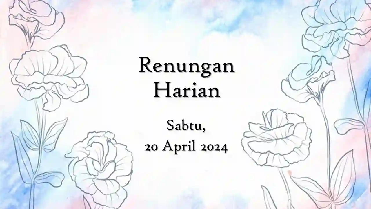 renungan harian hari ini