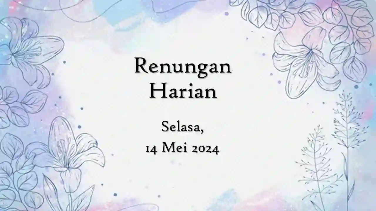 renungan harian hari ini