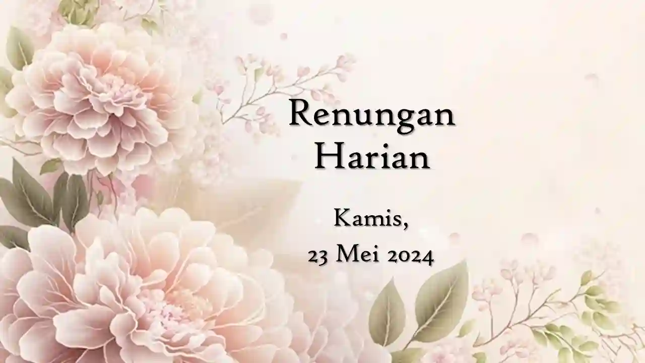 renungan harian hari ini