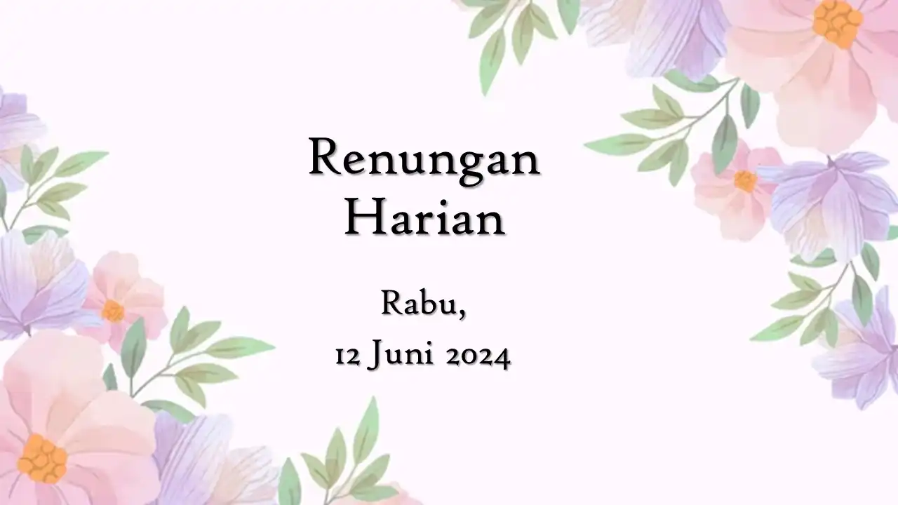 renungan harian hari ini