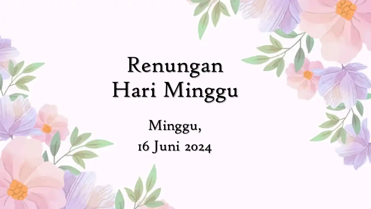 renungan harian hari ini
