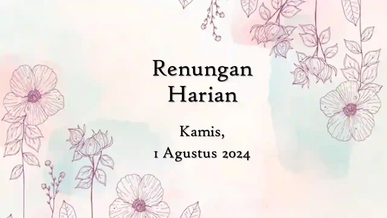 renungan harian hari ini