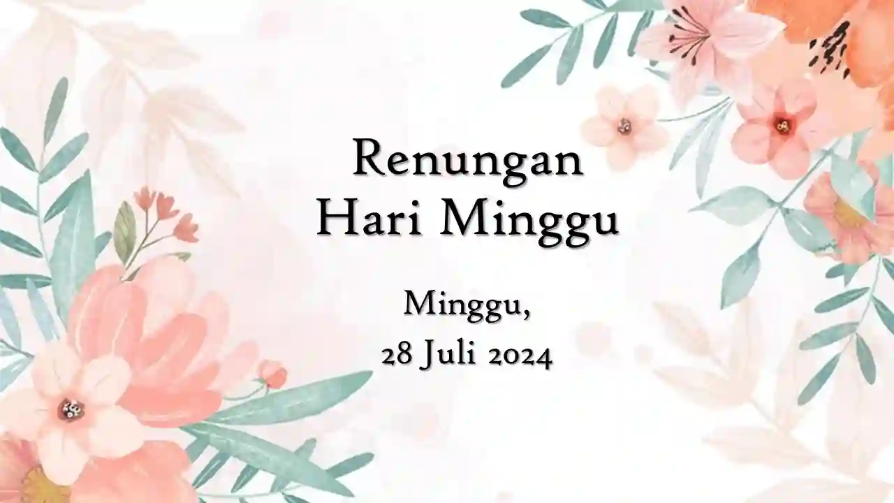 renungan harian hari ini