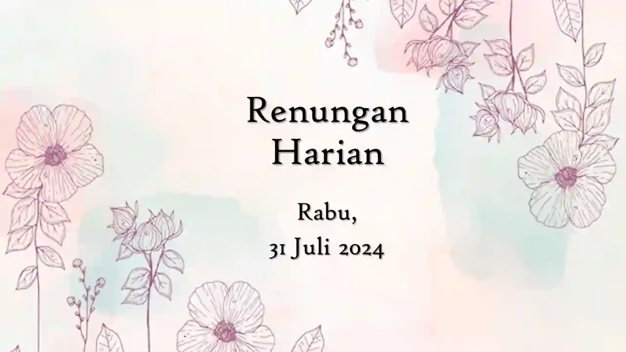 renungan harian hari ini