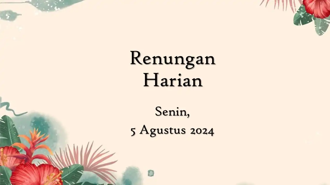 renungan harian hari ini