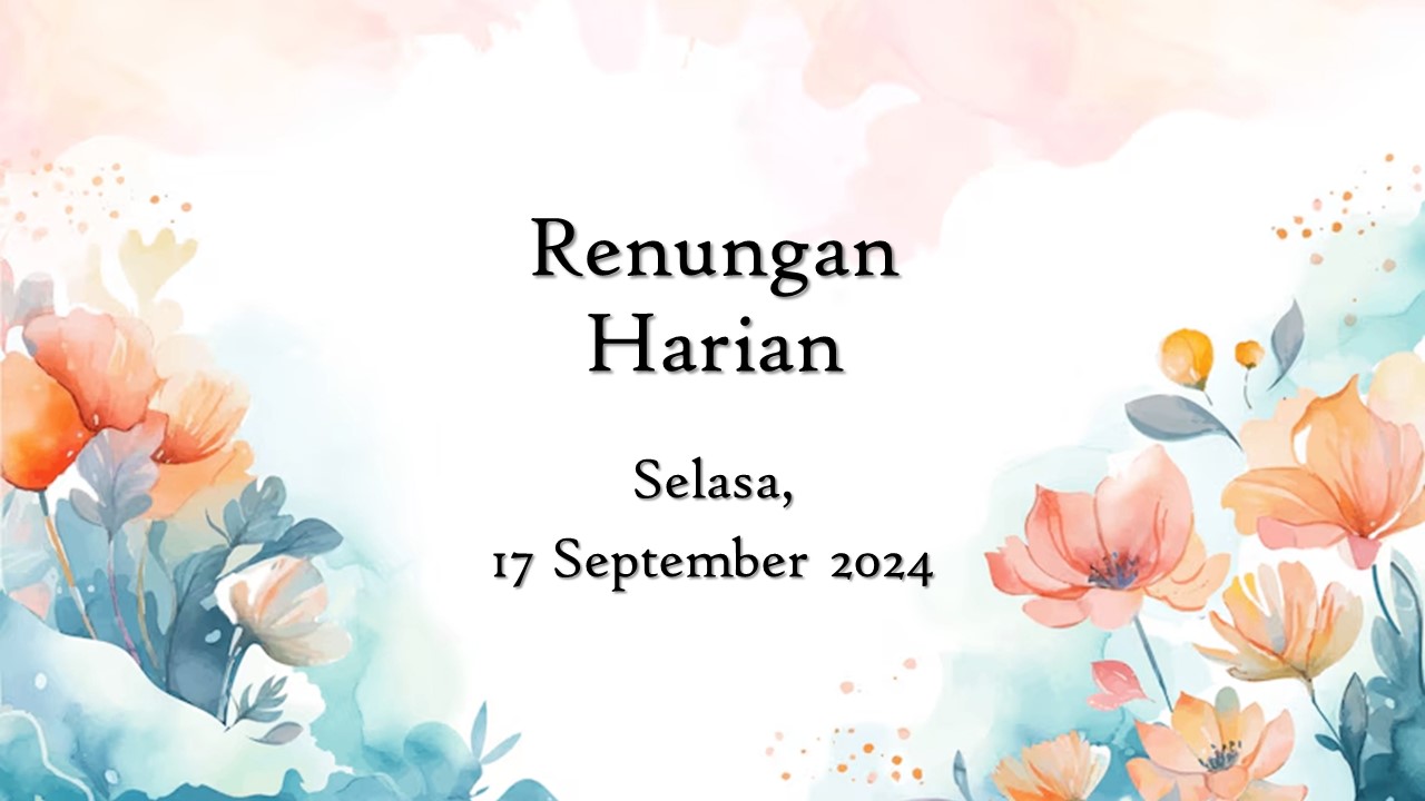 renungan harian hari ini