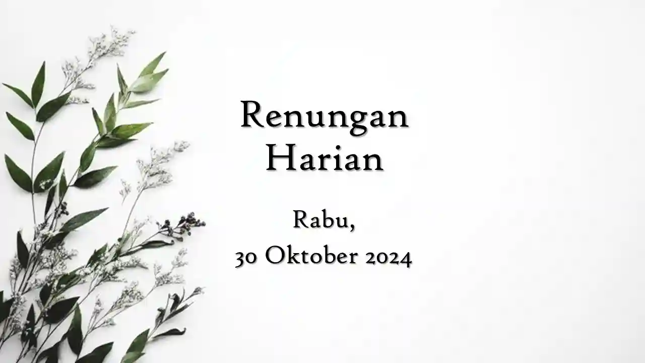 renungan harian hari ini