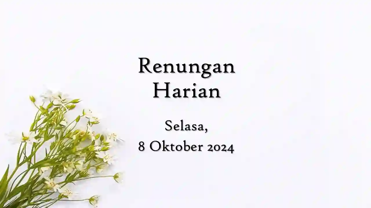 renungan harian hari ini