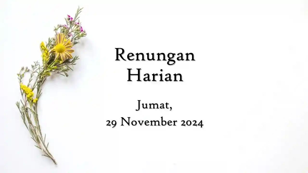 renungan harian hari ini