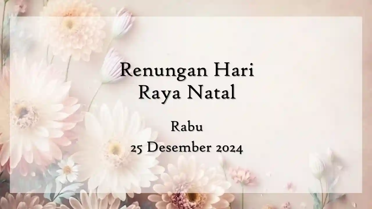 renungan harian hari ini