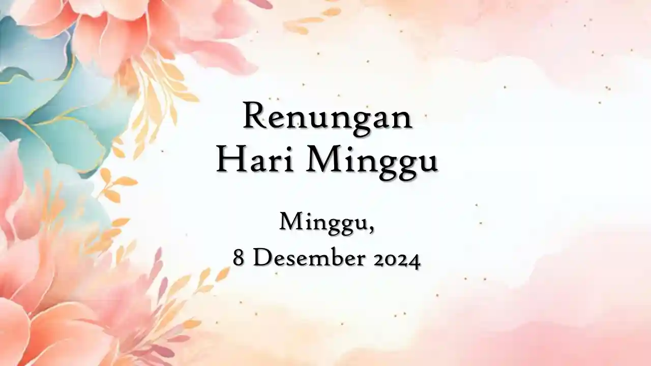 renungan harian hari ini