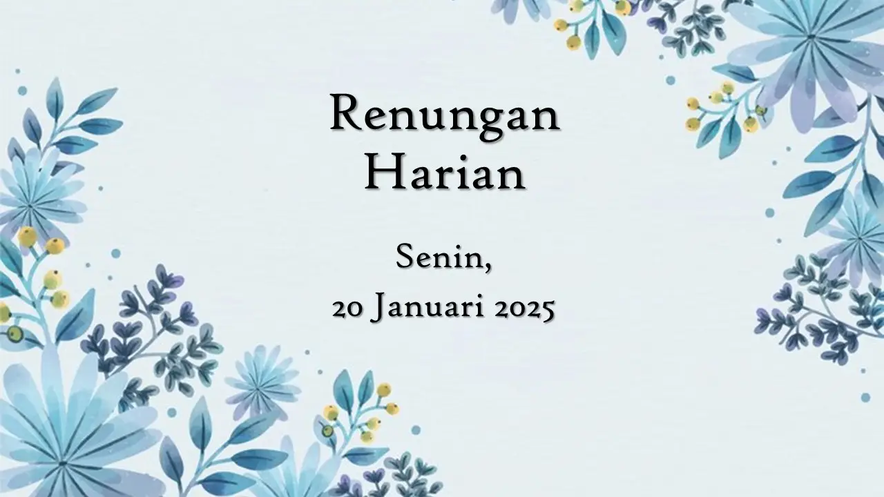 renungan harian hari ini