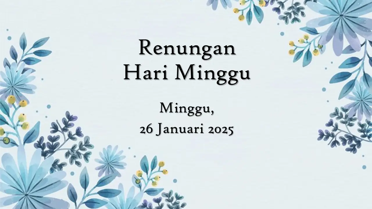 renungan harian hari ini