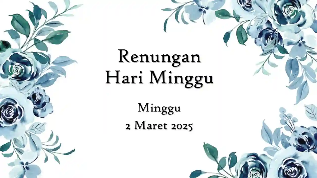 renungan harian hari ini